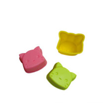 LFGB Silicone Cute Cat Cake Mould